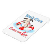 何が山羊を浮かべようと マグネット (左側)