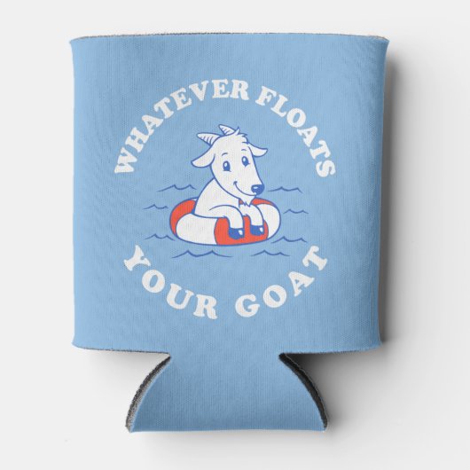 何が山羊を浮かべようと 缶クーラー (正面)