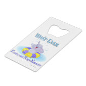 何が幸せな象を浮かべても クレジットカード栓抜き (正面アングル)