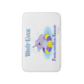 何が幸せな象を浮かべても バスマット (正面縦)