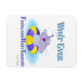 何が幸せな象を浮かべても マグネット (横)