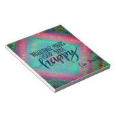 何が幸せになろうとかわいらし ノートパッド (アングル)