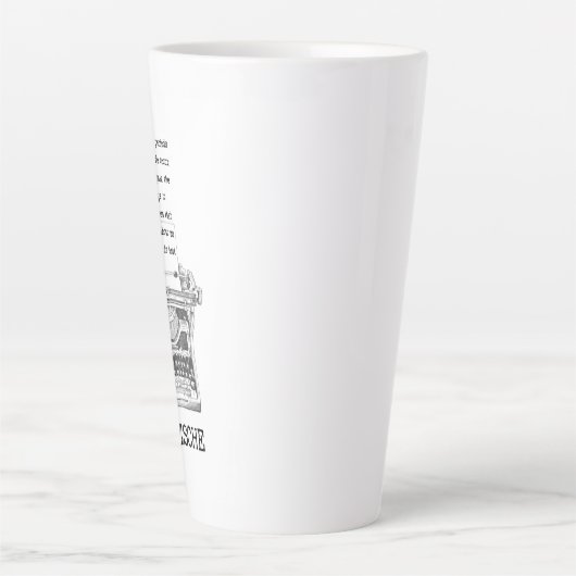 何が悪いのか再クリスネ最高の引用文Nietzsche カフェラテマグ (正面)