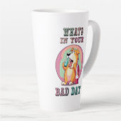 何が悪い日だ！ カフェラテマグ (右アングル)