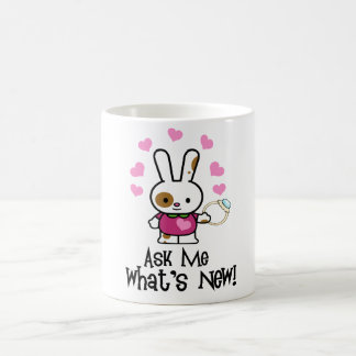 何が新しいですか。 かわいい婚約のバニー コーヒーマグカップ