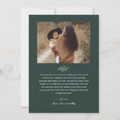 何が最も重要な写真シンプルクリスマス シーズンカード (裏面)