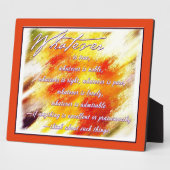 何が本当のプラークでも フォトプラーク (側面)