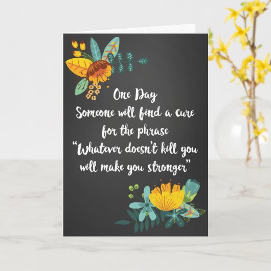 何が殺さない感情移入カード カード (黄色い花)