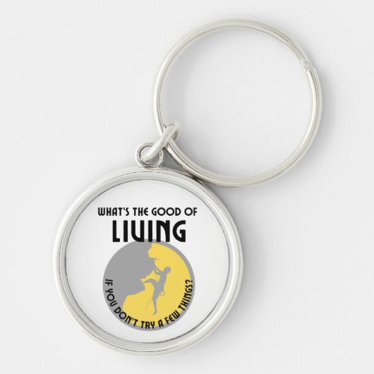 何が生き生きとしたものだもしが、君は少しも試さない キーホルダー (正面)