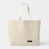 何が生き生きとしたものだもしが、君は少しも試さない ラージトートバッグ (裏面)