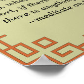 何が真実であれ…バイブル引用文祈りの言葉 ポスター (角)