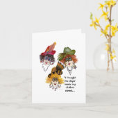 何が私の服を縮めたか、ドライヤーまたは冷蔵庫 カード (黄色い花)