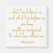 何が米国エマーソンフォイルフェイク引用文 マグネット (正面)