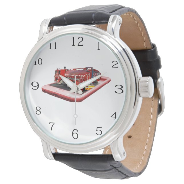 何が緊急事態なんだポップ・アートのよ、消防車はアートだ。 腕時計 (アングル)