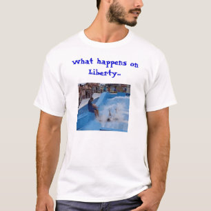 何が自由で起こる… (軽い版) Tシャツ