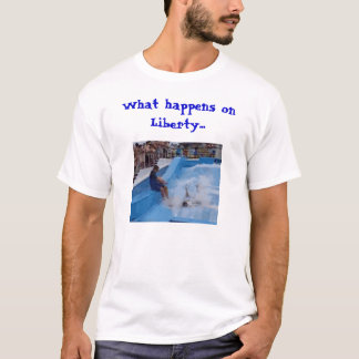 何が自由で起こる… (軽い版) Tシャツ