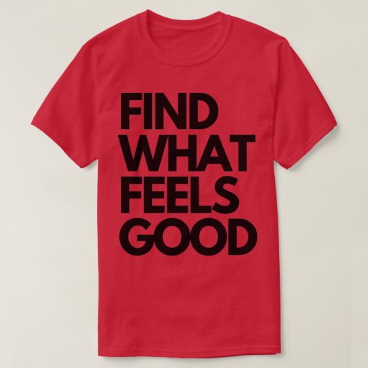 何が良いか感じ分かる Tシャツ (デザイン正面)