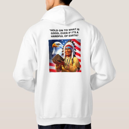 何が良いか掴んで! パーカ (裏面)