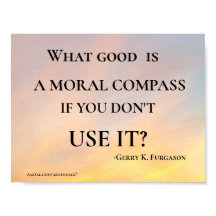 何が良いのかモラルコンパスのプリント