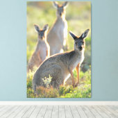 何が起きた！32x48 キャンバスプリント (インサイチュ (ウッドフロア))