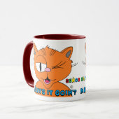 何が起きてる?漫画キャットセニョールGato マグカップ (正面左)