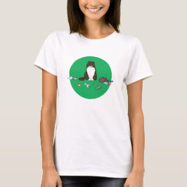 何が起こったのかわからない - 罪悪感を感じるネコ Tシャツ
