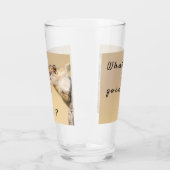 何が起こっているこのリスの写真と文字 タンブラーグラス (左)