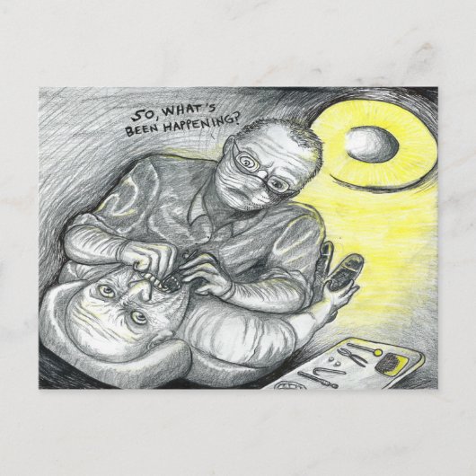 何が起こっているのか ポストカード (正面)