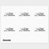 何が起こっても – コンピュータサイエンス ラウンドシール (シート)