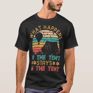 何が起こるかテントヴィンテージSun おもしろい C Tシャツ