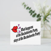 何が起こるかバチェロレッテ... ポストカード (スタンド正面)