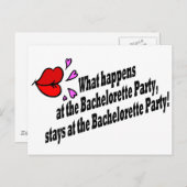 何が起こるかバチェロレッテ... ポストカード (正面/裏面)