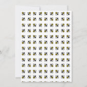 何が起こるか赤ちゃんシャワー性別の表示 招待状 (裏面)