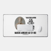 何が起ころうとマルクス・アウレリウス デスクマット (キーボード&マウス)