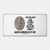 何が起ころうとマルクス・アウレリウス デスクマット (正面)