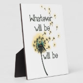 何が起ころうと フォトプラーク (側面)