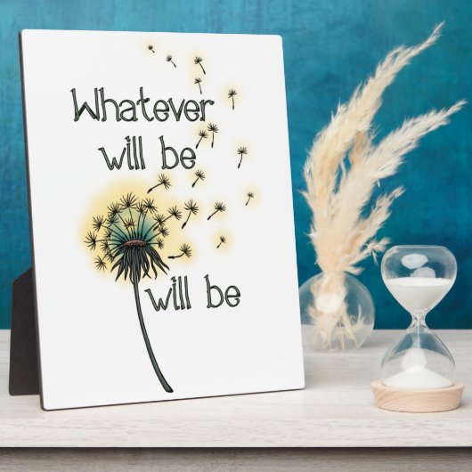 何が起ころうと フォトプラーク (側面)