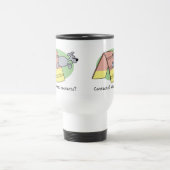 何が連絡しますか。 犬の敏捷のタンブラー トラベルマグ (中央)