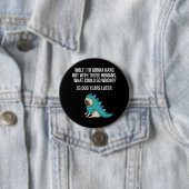 何が間違った狼おもしろいのパグ犬のミーム 缶バッジ (インサイチュ)