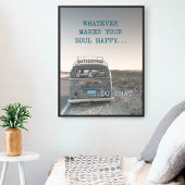 何が魂を幸せにする感動的引用文 ポスター