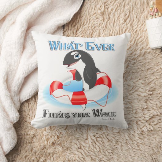 何が鯨を浮かべようと クッション (ブランケット)