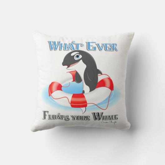 何が鯨を浮かべようと クッション (裏面)