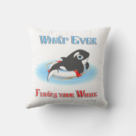 何が鯨を浮かべようと クッション (裏面)
