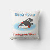 何が鯨を浮かべようと クッション (正面)