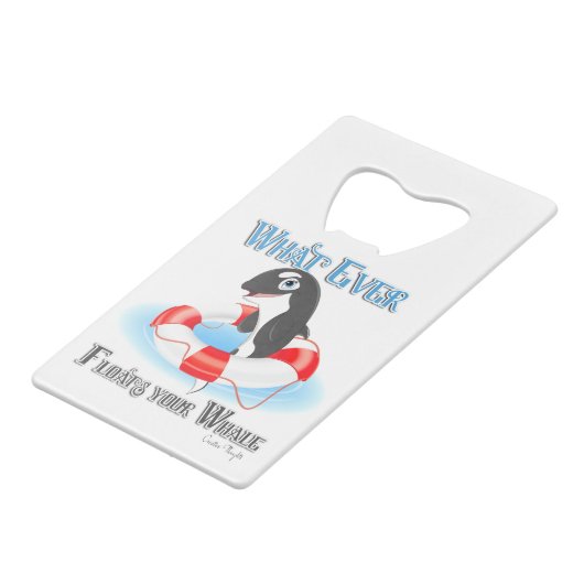 何が鯨を浮かべようと クレジットカード栓抜き (裏面アングル)