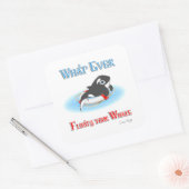 何が鯨を浮かべようと スクエアシール (封筒)