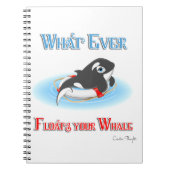 何が鯨を浮かべようと ノートブック (正面)