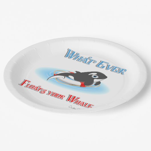 何が鯨を浮かべようと ペーパープレート (アングル)
