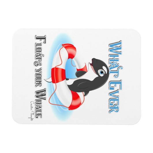 何が鯨を浮かべようと マグネット (横)