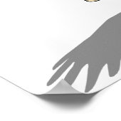 何が… ?うさぎ漫画 ポスター (角)